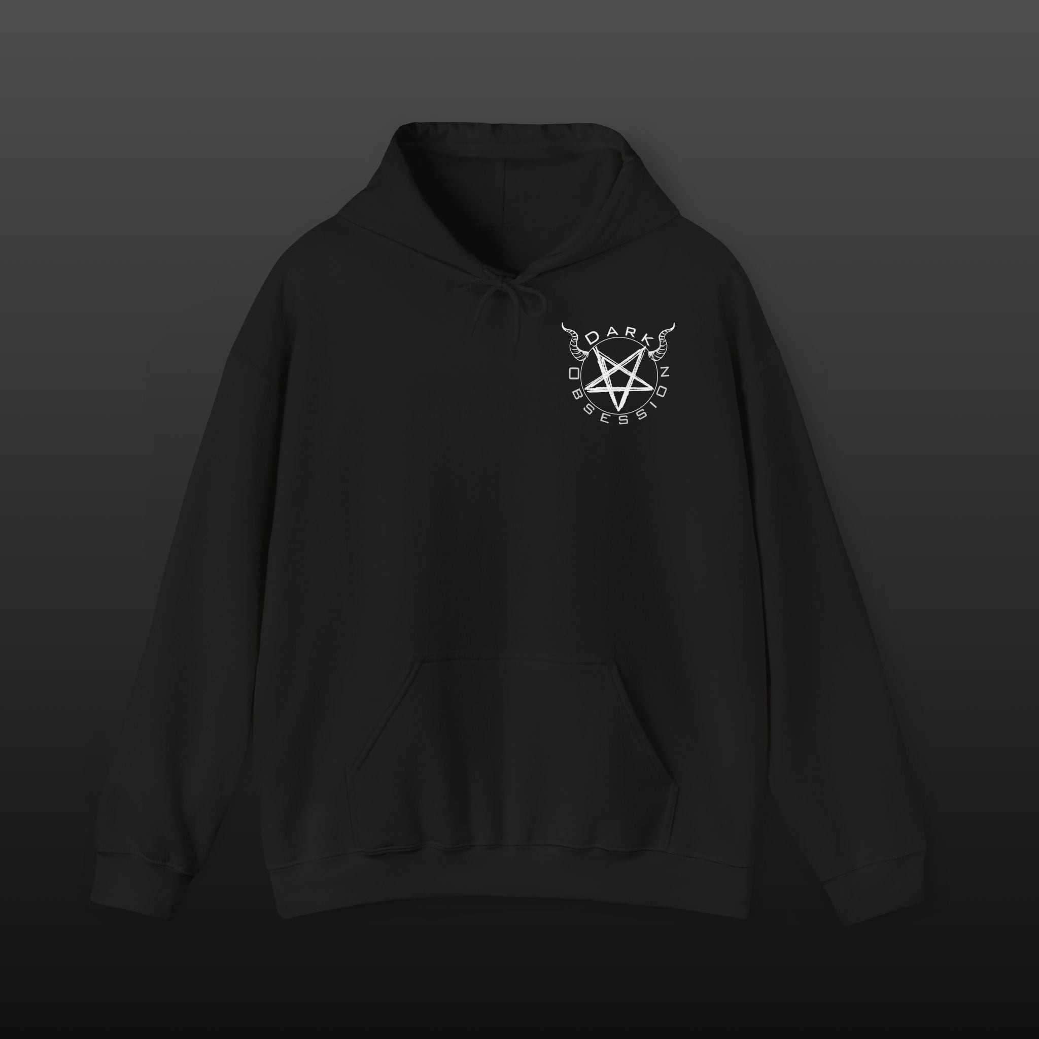 Provocative Black Metal Hoodie — "Burn Your Local Church" Backprint