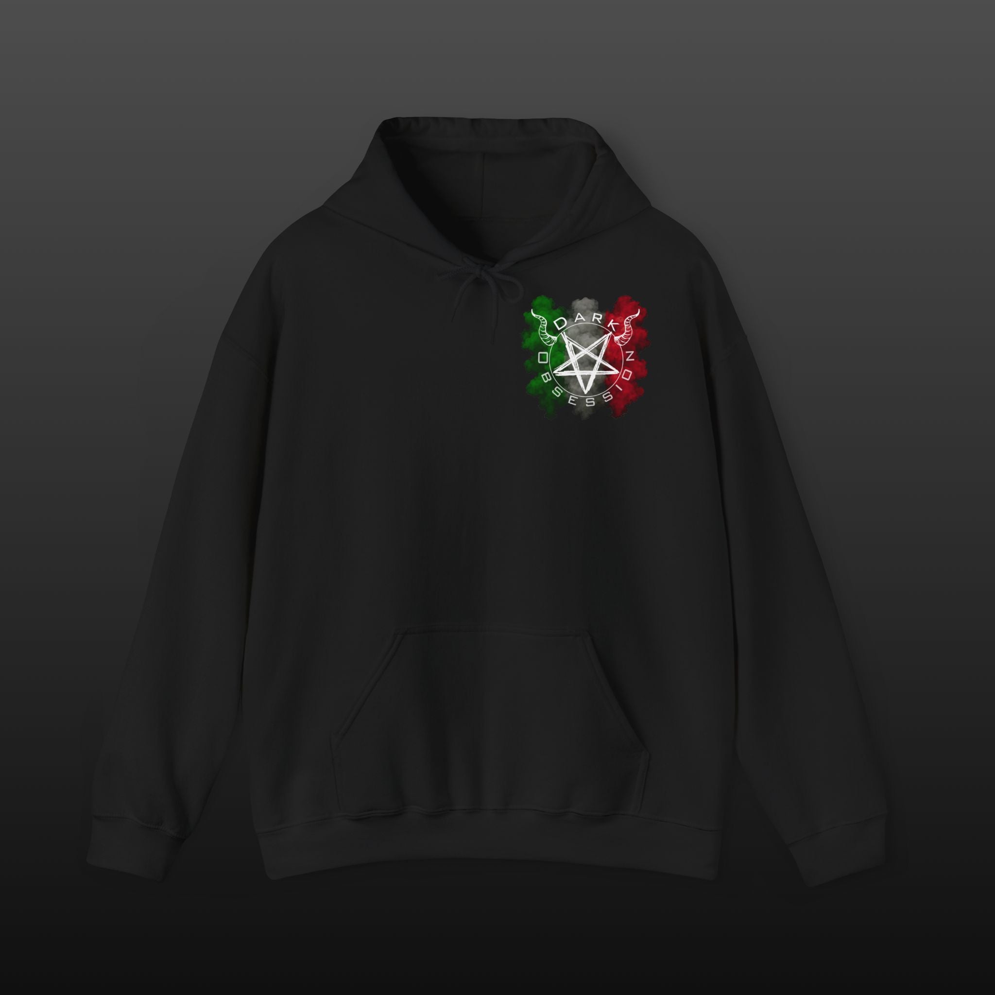Dark Obsession Hoodie – Italian Flag Backprint