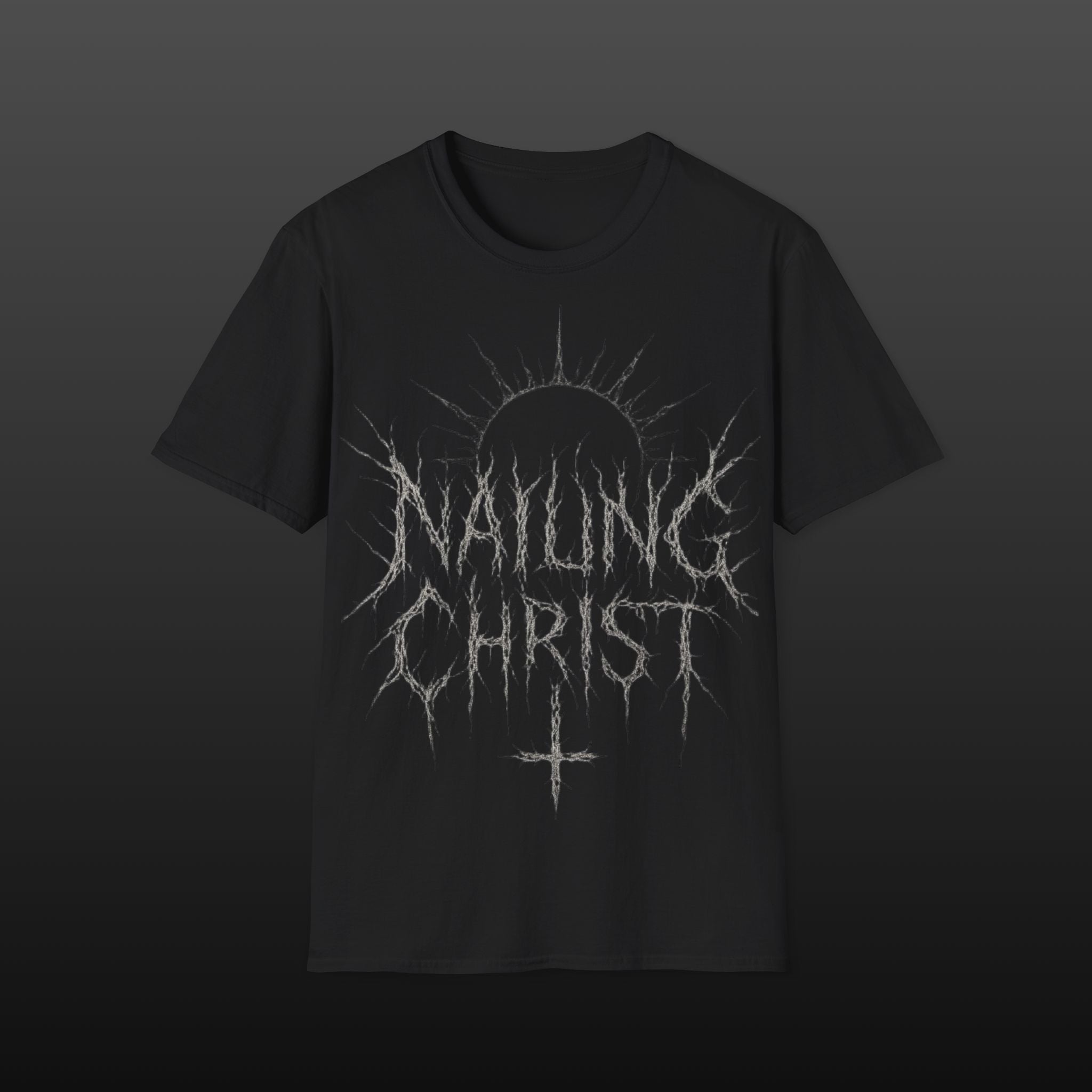 Black Metal "Nailing Christ" —  Band Logo T-Shirt