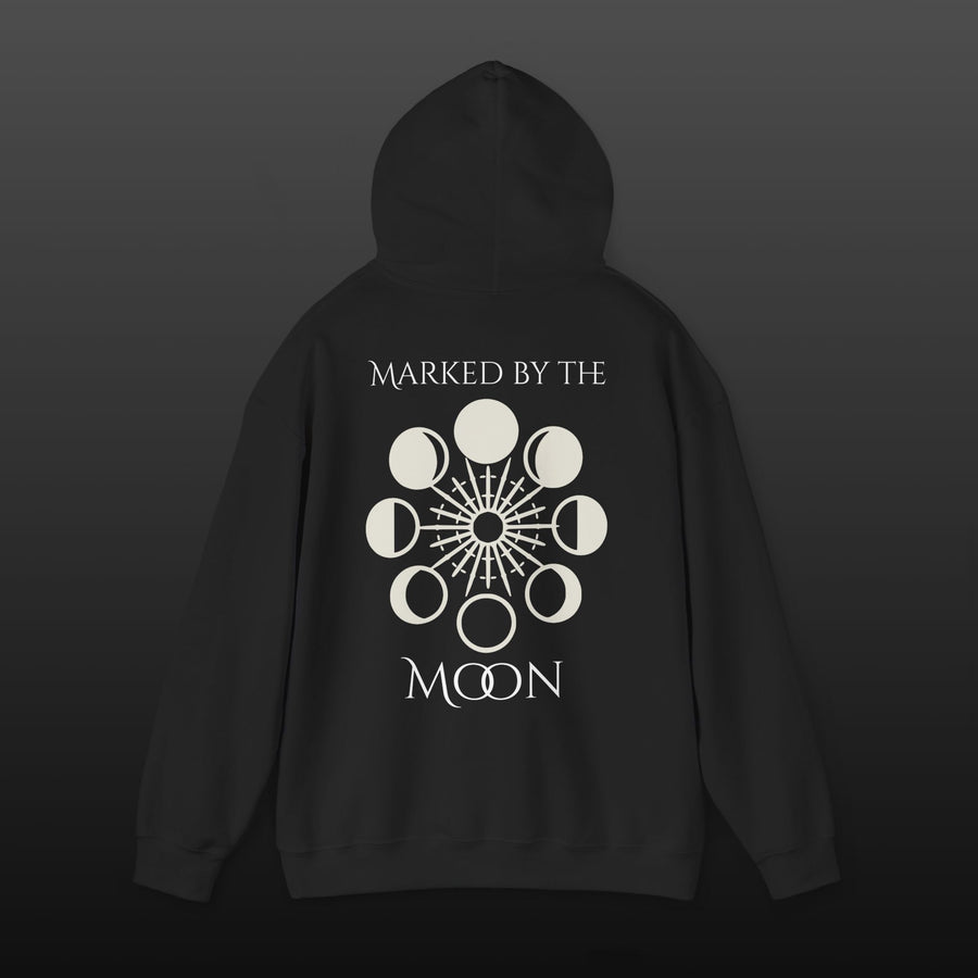 Mondphasen Hoodie — "Marked by the Moon"