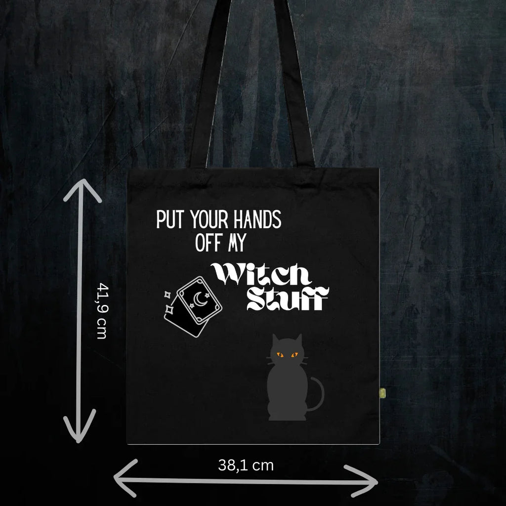 Put Your Hands Off My Witch Stuff Tote - Lifestyle Mockup