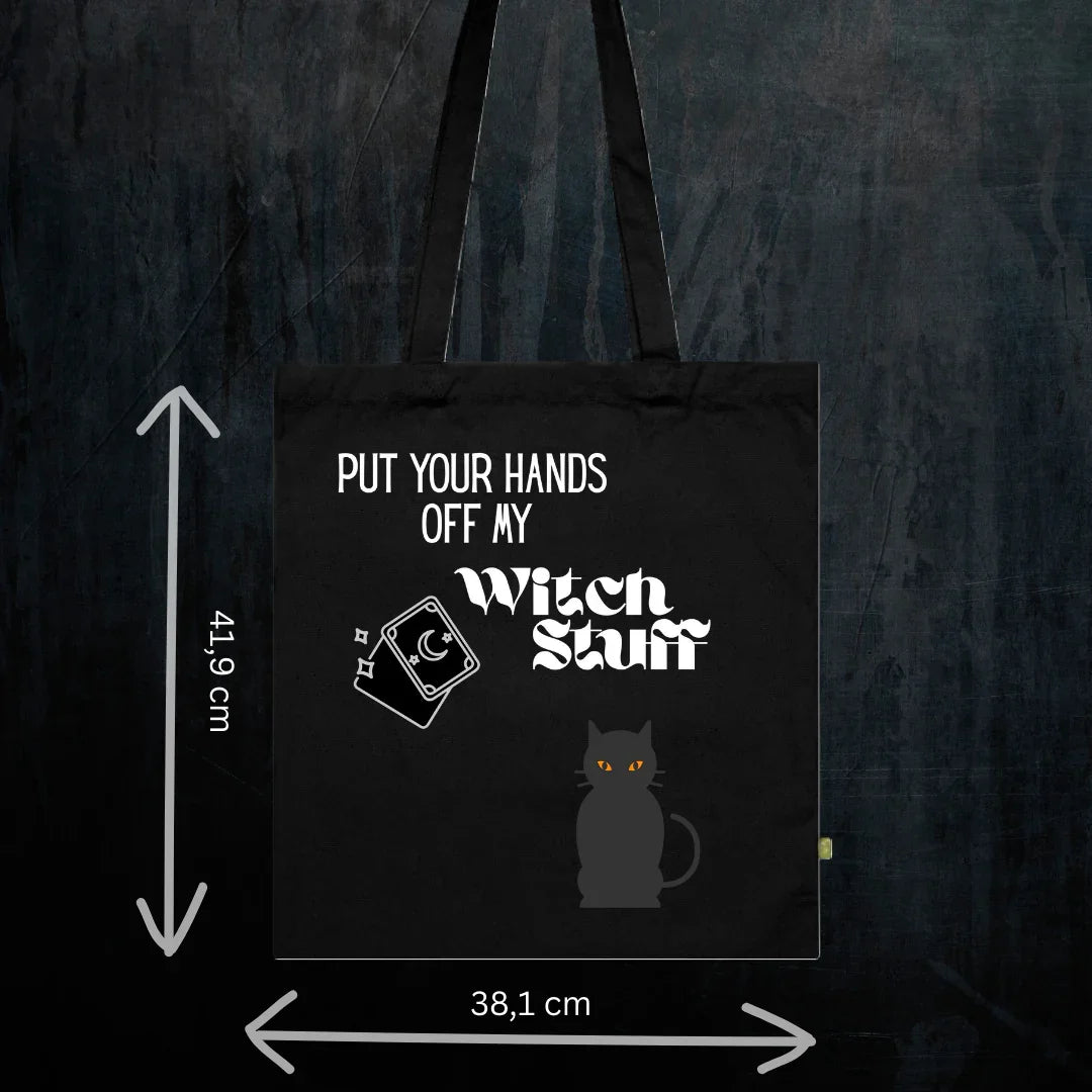 Put Your Hands Off My Witch Stuff Tote - Lifestyle Mockup