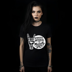 Introverted, Antisocial and Mentally Spicy T-Shirt