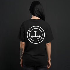 Lilith T-Shirt Origin of Feminism schwarz - Feminist Occult Tee Vorderansicht