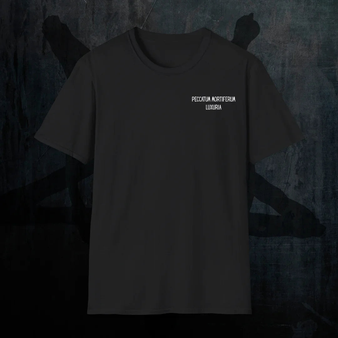 Deadly Sin of Lust Occult Sigil T-Shirt - Asmodeus Demonology Tee Damen