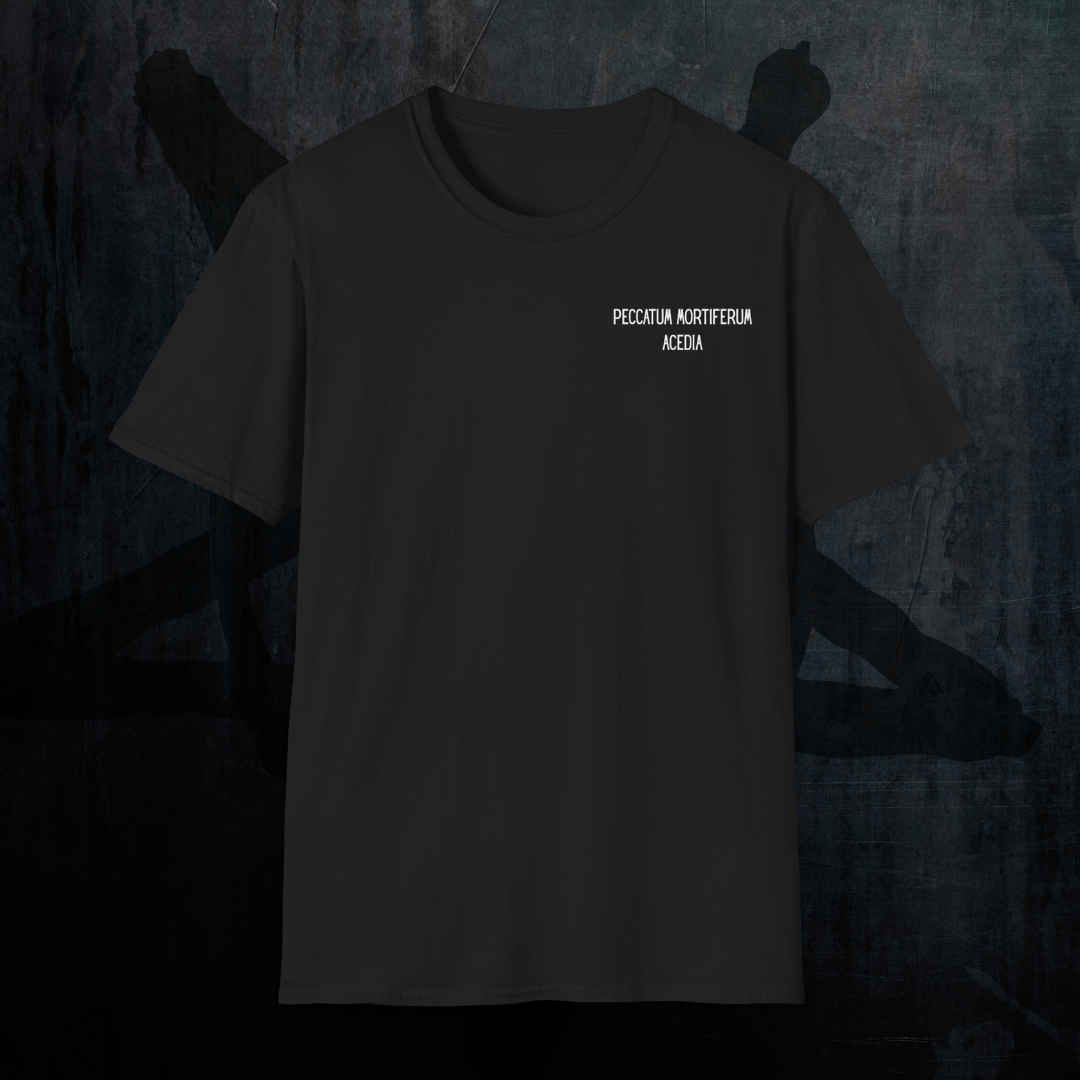 Deadly Sin of Sloth Occult Sigil T-Shirt - Belphegor Demonology Tee Damen