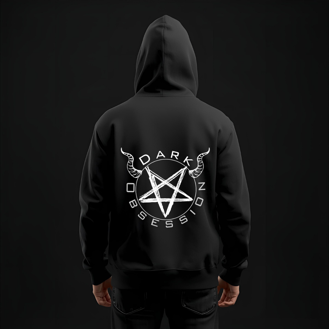 Dark Obsession Kaputzenjacke — Backprint