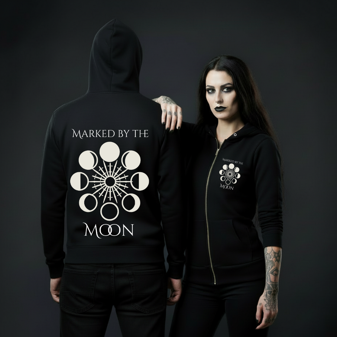 Mondphasen Zipper — "Marked by the Moon"