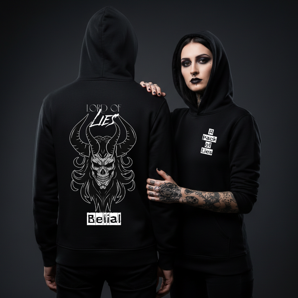 Demon Backprint Hoodie — Belial "Lord of Lies"