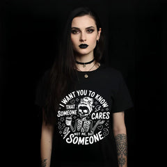 I Want You To Know That Someone Cares (Not Me, But Someone) — Ironic Statement Shirt